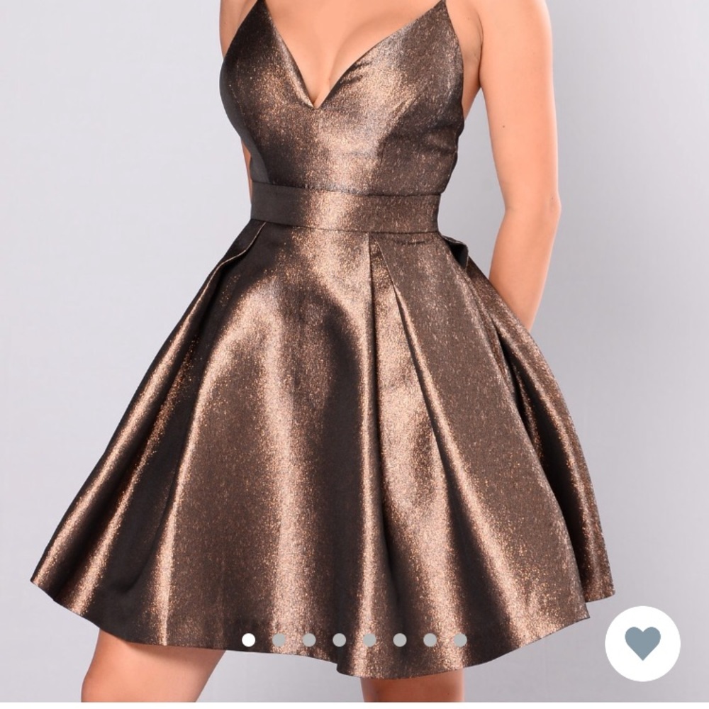 Bronze dress